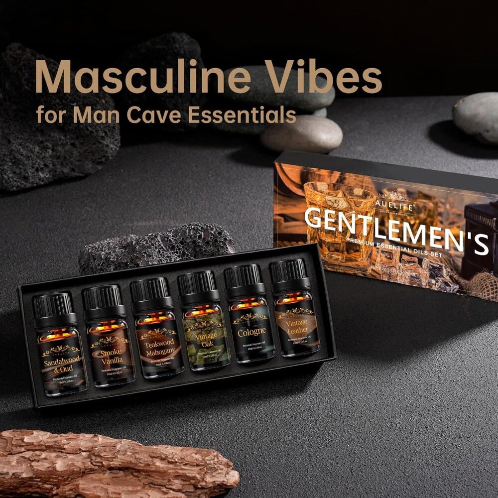 Men Essential Oils Set For Diffuser, Valentine's … - image 6
